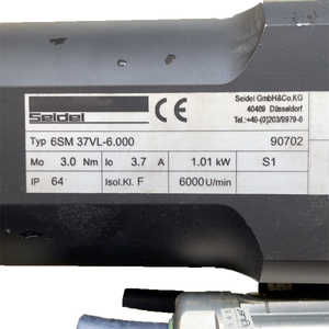 Pour servomoteur Kollmorgen 6SM37VL-6.000 - Product Image 1