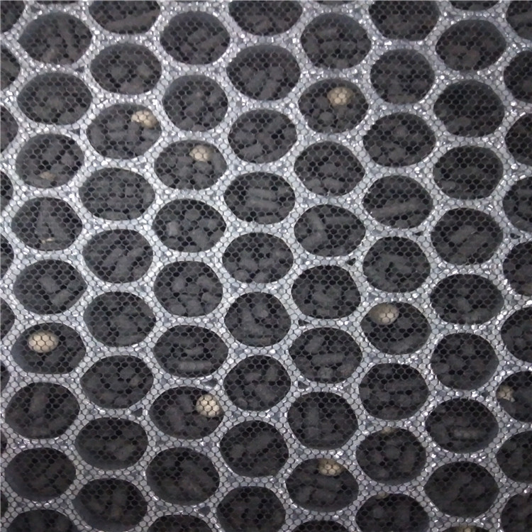 Climatisation centrale d'élimination du formaldéhyde en nid d'abeille filtre à air au charbon actif