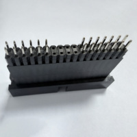 Conector de PCB recto de doble fila con cabezal hembra de pasos largos de 2.54mm, tipo IDC, para apilamiento elevado