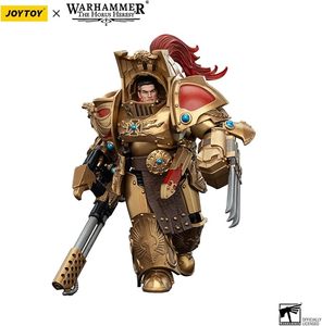 Figura de Acción JOY <span class=keywords><strong>Toy</strong></span> Warhammer Aquilon Terminator <span class=keywords><strong>Squad</strong></span>, Aquilon con Infernus Firepike, Escala 1/18, 5.4 Pulgadas, Modelo Coleccionable Mecha - Product Image 4