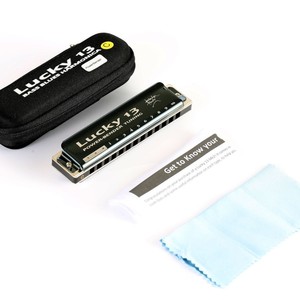 Harmonica diatonique Power Bender Eastern Ding LUCKY 13 trous pour blues, accordage professionnel, performance professionnelle - Product Image 2