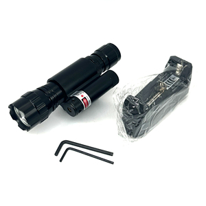 Lampe torche laser 2-en-1 pour le tir et la chasse en extérieur, ensemble détachable rouge et vert avec batterie, lampe de chasse - Product Image 6