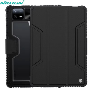 ฝาครอบกล้องสไลด์ระบบแม่เหล็กเต็มพื้นที่สำหรับ Xiaomi <span class=keywords><strong>Mi</strong></span> Pad 6 / Pad 6 Pro <span class=keywords><strong>11</strong></span> "<span class=keywords><strong>NILLKIN</strong></span> ARMOR SLIP Camera พร้อมที่ใส่ดินสอหนังฝาพับ - Product Image 1
