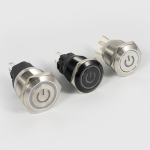 Interruptor de botón pulsador momentáneo metálico IP65 de 12 mm, 16 mm, 19 mm, 22 mm, 25 mm para uso en refrigeración - Product Image 2