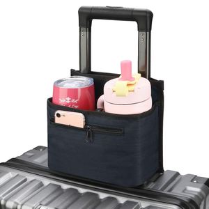 Soporte para tazas de viaje para equipaje, accesorio portátil con cremallera para maleta, para transportar bebidas, tazas de café y vasos térmicos. - Product Image 5