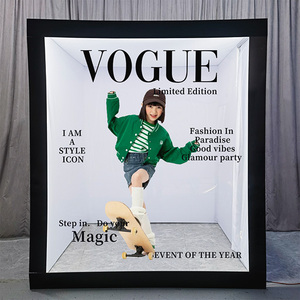 Boîte Photo Personnalisée Sier pour Intérieur 2026 – Vente Flash – Cabine <span class=keywords><strong>Selfie</strong></span> Portable en Verre Transparent - Product Image 2