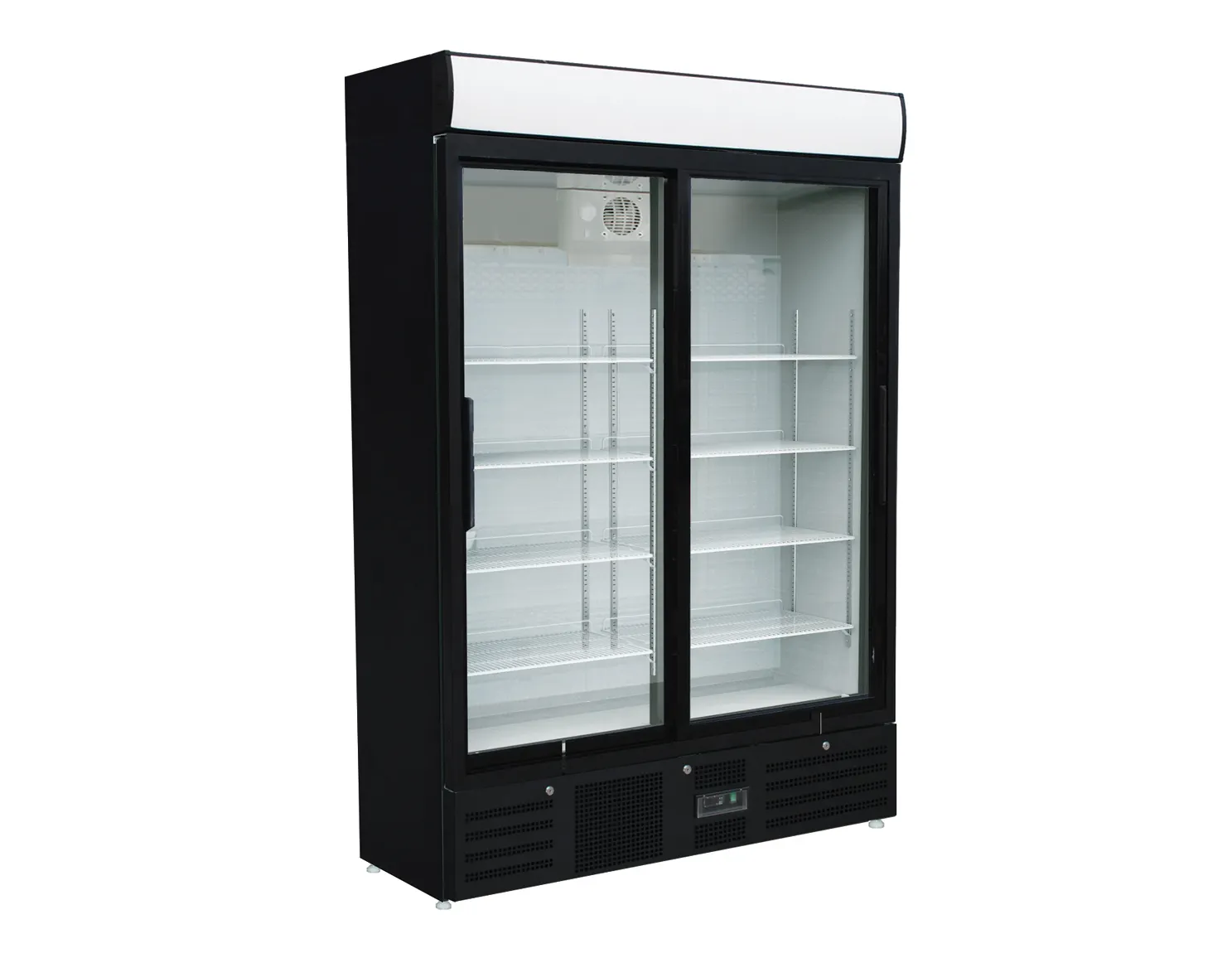 Freezer es krim digunakan pintu kaca tampilan pintu kaca freezer