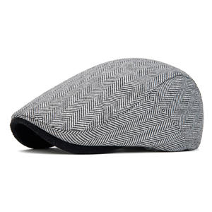 HZM-26026 <span class=keywords><strong>Cappello</strong></span> da Uomo di Alta Qualità Stile Britannico, Berretto Vintage <span class=keywords><strong>a</strong></span> Quadri <span class=keywords><strong>Coppola</strong></span>, <span class=keywords><strong>Cappello</strong></span> Casual Gatsby Ivy, Cappellino da Golf con Visiera, Berretto Newsboy - Product Image 3