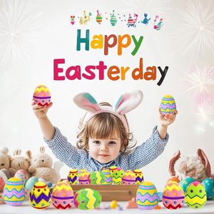 Uova di Pasqua in Peluche da 4 Pollici, Animali di Peluche, Giocattoli per Bambini, Regali per Feste - Product Image 5