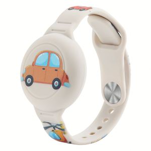 Bracelet en silicone personnalisable et étanche pour AirTag, pour enfants, avec étui de protection mignon à motif de dessin animé, sangle réglable, sérigraphie, cadeau - Product Image 2