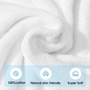 Toallas de Baño de Algodón Blanco Puro 100% de Lujo, Desechables, Comprimidas, Lisas, de Alta Calidad, para Hotel, Paquete de 21 - Product Image 4