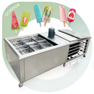 China Automatique Brazil Loly Make Turkey Cream 3 Mold Bar Full Automatic Ice Lolly Popsicle Machine