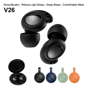 Bouchons <span class=keywords><strong>d</strong></span>'oreilles en silicone ultra-doux Y26 pour dormir, réduction du bruit sans douleur aux oreilles, pour les dormeurs latéraux, 23 dB SNR, réutilisables - Product Image 4