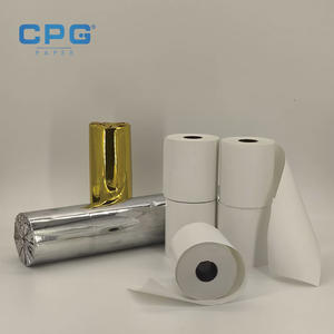 Papier thermique de qualité supérieure en gros, 57x38mm, 48gsm, haute stabilité, papier pour caisse enregistreuse, rouleau de papier thermique pour reçus - Product Image 1