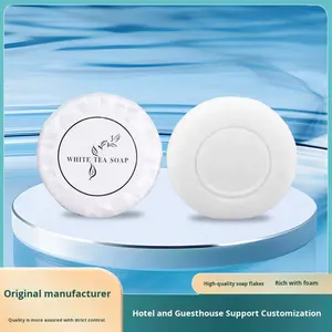 Mini Round Solid Bar <strong>Soap</strong>-Compact &amp; Portable Gentle Cleansing for Travel &amp; <strong>Hand</strong> Washing - Product Image 3