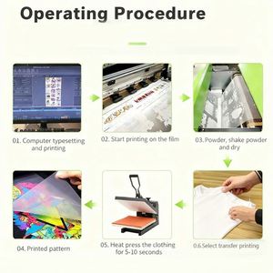 <b>White</b> Hot Melt Powder for Dtf <b>Printers</b> Heat Transfer Printing Material - Product Image 6