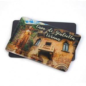 Aimants de réfrigérateur 3D personnalisés en époxy, souvenirs créatifs en gros, aimants de ville italiens Ricordo - Product Image 4