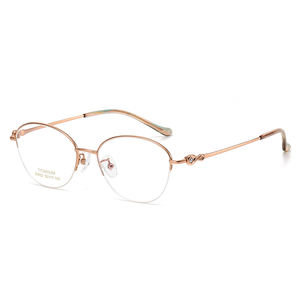 Montura óptica de titanio puro S6002, gafas de buena calidad para <span class=keywords><strong>mujer</strong></span> y <span class=keywords><strong>mujer</strong></span>, monturas de gafas - Product Image 1