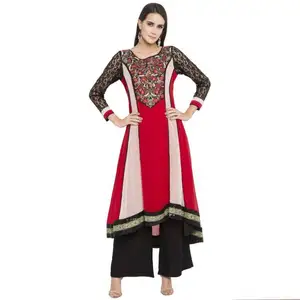 Commercio All'ingrosso di Stile semplice Sari Tessuti Romanzo Pakistani Ragazze Immagini Abaya Disegni Per Anarkali Abiti Abiti