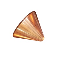 Custom Brass Cone Metal Spinning Parts Precision Formed Components For Lighting Decoration