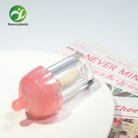 Tubes de gloss à lèvres miniatures personnalisés, emballages cosmétiques en plastique ronds pour rouge à lèvres, pour produits pour les lèvres personnalisés