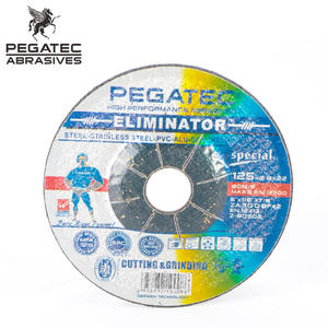 Disque de coupe tranchant PEGATEC SPECIAL 5'' <span class=keywords><strong>125</strong></span> <span class=keywords><strong>x</strong></span> 2,8 <span class=keywords><strong>x</strong></span> 22 en oxyde pour meuleuse d'angle, longue durée de vie pour usage industriel - Product Image 1