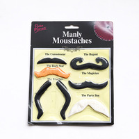 Moustache et barbe artificielles pour Halloween, accessoires de fête, masque, accessoires photo, pattes de souris, barbe de chèvre, barbe artificielle, Chine, unisexe
