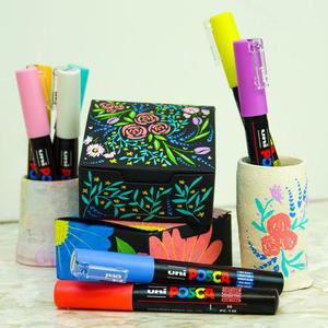 Marqueurs de peinture <span class=keywords><strong>Posca</strong></span>, marqueurs 1M avec pointes extra fines, ensemble de marqueurs <span class=keywords><strong>Posca</strong></span> à peinture acrylique pour fournitures artistiques - Product Image 6