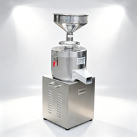 Moulin colloïdal commercial en acier inoxydable, industriel, automatique, pour beurre d'arachide, de sésame et de soja, 1,1 kW, 110/220 V
