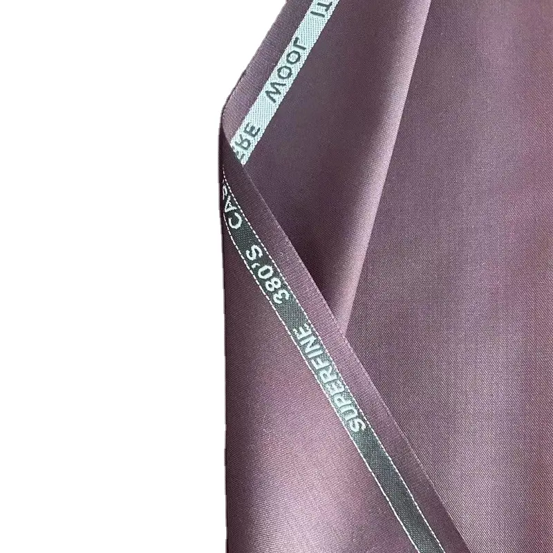 Hot Selling Cashmere Wool Fabrics T/R 80/20 English Selvedge Shiny Italy for Men suiting