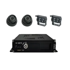 4 Channel Vehicle Truck Bus Security Car DVR Recorder 4G GPS WIFI MDVR Hard Drive Mobile DVR