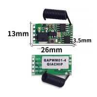 Module sans fil à intensité variable et vitesse réglable 3.6V 6V 12V 24V Contrôleur de lumière 5A Télécommande pour lampes à LED Moteur DC
