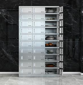 Armario de Almacenamiento Moderno de Acero Inoxidable con 63 Compartimentos, Cerradura con Llave, Armario Exterior Impermeable con Puertas, Garantía de 5 Años - Product Image 2