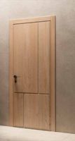 Portes de chambre à coucher pré-montées en chêne massif, battantes, finies, insonorisées pour villa, intérieur moderne, cuisine et salon