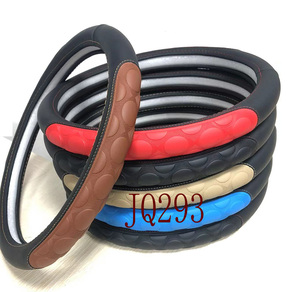 Couverture de <span class=keywords><strong>volant</strong></span> de voiture en cuir PU <span class=keywords><strong>pour</strong></span> <span class=keywords><strong>Peugeot</strong></span> <span class=keywords><strong>208</strong></span> 2012 ~ 2018 <span class=keywords><strong>Peugeot</strong></span> 308 2014 ~ 2021 2008 - Product Image 4