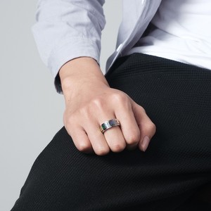 Rotating Rainbow Flag <b>Titanium</b> Steel <b>Ring</b> Arrow Pattern Unisex Fashion Jewelry Gift From Dongguan - Product Image 4