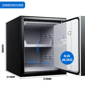 Caja Fuerte Electrónica CEQSAFE Impermeable, Personalizada, de Gran Capacidad, Caja de Seguridad, Resistente al Fuego - Product Image 4