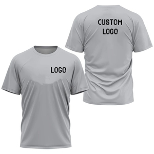 Promotional Event T Shirts Best Custom Logo Design 100% Polyester Unisex Fit Short Sleeve Workout T Shirts for Printing