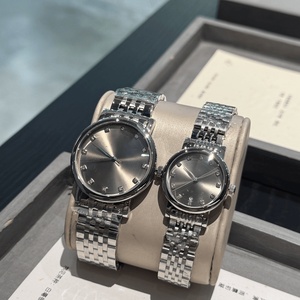 Montre de luxe avancée à quartz 40 mm avec verre saphir, index diamantés, bracelet en acier inoxydable et bracelet en crocodile Longinesing - Product Image 1