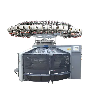 Open Width Fully Automatic Single Side Circular Knitting Machine With Lycra Attachment