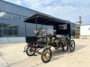 Voiture de tourisme à batterie certifiée CE, pneus résistants à l'usure, conduite stable, chariot à chevaux vintage - Product Image 3