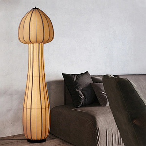 Lámpara de pie de estilo japonés LED de color cambiante 220V para sala de estar, dormitorio, lámpara decorativa artística - Product Image 1