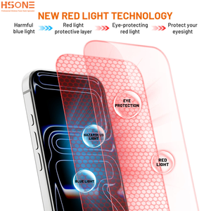 Protector de Pantalla con Puntos Cuánticos, Protección Ocular, Dureza 9H, Película de Conversión de Luz Azul a Luz Roja para Teléfono 18 Pro Max - Product Image 2