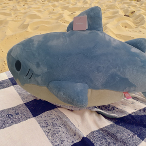 Fluffnest GIL SHARK Peluche de 30 Pulgadas, Mega Personalizado, Relleno de Algodón PP, Juguete de Peluche de Animal de Dibujos Animados, Alivio del Estrés, Regalos para Niños, Fiesta - Product Image 4