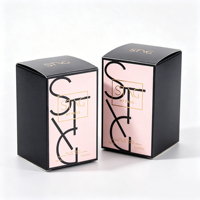 Boîte d'emballage cosmétique haut de gamme personnalisée, boîtes rigides pour crème pour le visage et poudre libre avec logo personnalisé et impression UV