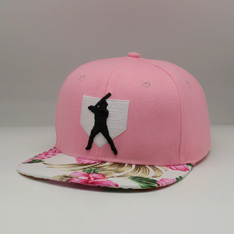 Diseñe sus propias gorras Snapback personalizadas con estampado completo Gorra de béisbol Lisa Gorras de hip hop Sombreros para hombres