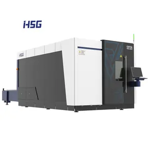 גיליון מתכת 3000*1500mm חיתוך אזור HSG מערכת בקרת לייזר כוח 3000w Hsg סיבי לייזר מתכת חיתוך מכונות