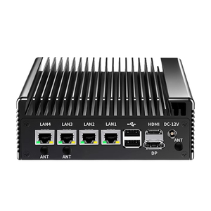 4/8/<span class=keywords><strong>16GB</strong></span> <span class=keywords><strong>DDR4</strong></span> <span class=keywords><strong>RAM</strong></span> Industrial X86 Mini PCs tertanam dengan AU/US/CN/EU colokan 4 Ethernet N100 DP + HDMI rilis baru - Product Image 1