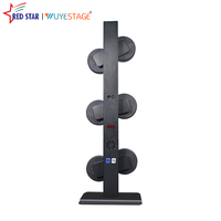 Lumière stroboscopique COB 350W 6LED à vente chaude en Russie, contrôle DMX512/activation sonore, RGBWA vert, concerts de DJ, fêtes, mariages