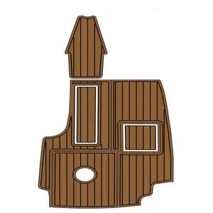 Suelo de EVA tipo teca para yate MasterCraft 205V Prostar, diseño moderno con cubierta de madera antideslizante, forma cuadrada, gran venta - Product Image 1